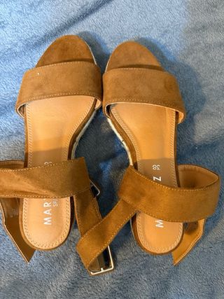 Sandalias nuevas Marypaz Cuña Esparto Talla 38