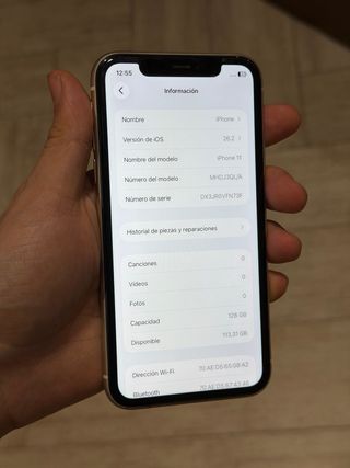 iPhone 11 128GB Blanco Batería 100%