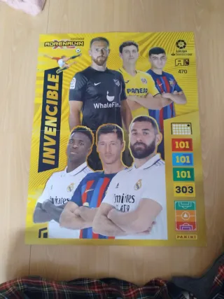 Álbum Adrenalyn XL 2022-23 cromos y póster #panini