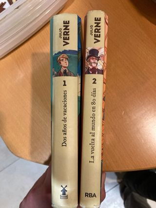Libros Julio Verne libro 1 y libro 2