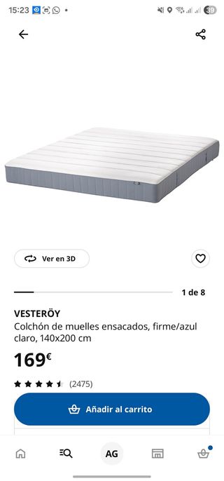 Cama Matrimonial Madera