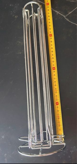 Porta capsule caffè metallo argento