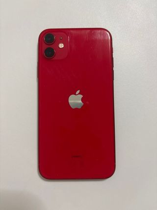 iPhone 11 128GB Rojo + funda 2 piezas