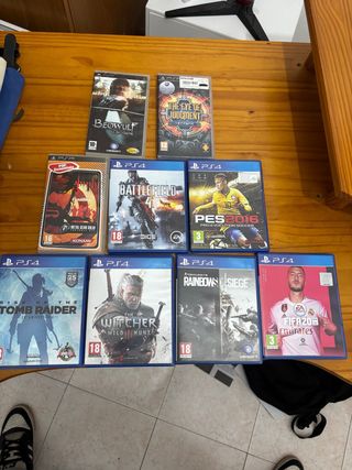 Lote Juegos PS4 y PSP