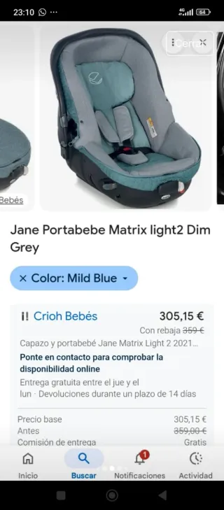 Portabebés Jane Matrix Linkt 2