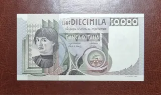 10.000 Lire Del Castagno Banca d'Italia, Originale