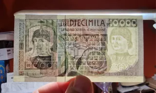10.000 Lire Del Castagno Banca d'Italia, Originale