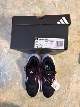 Zapatillas Adidas Galaxy 7 w Negras Rosas
