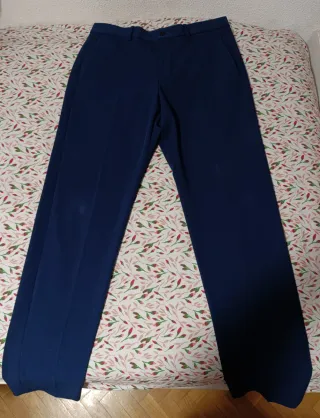 Pantalón de vestir azul
