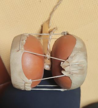 Instrumento de percusión artesanal