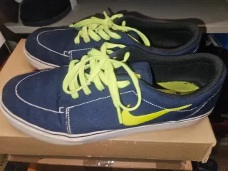 Zapatillas Nike SB Talla 44 Azul/Amarillo