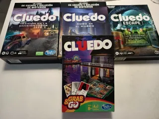 Pack 4 Juegos Cluedo (Escape & Misterio)