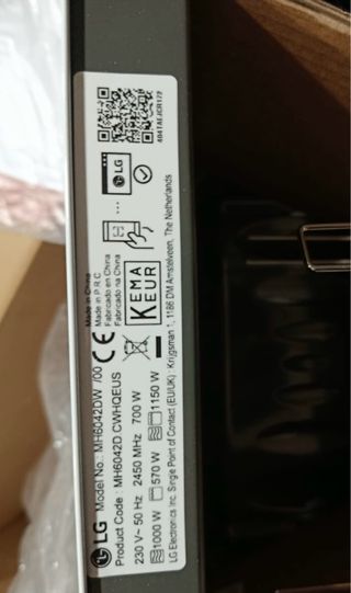 Microondas LG Blanco