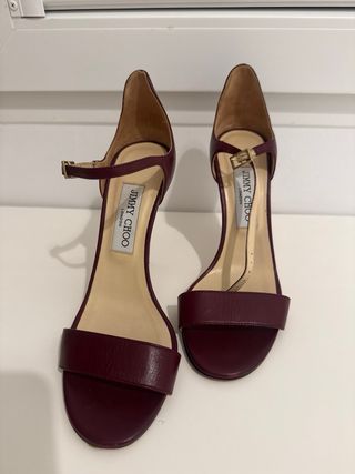 Sandalias de tacón  Jimmy Choo Rojas