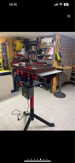 Lijadora de banda para cuchillería o artesania