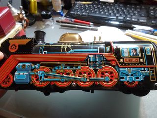 Tren de Hojalata Antiguo Juguete