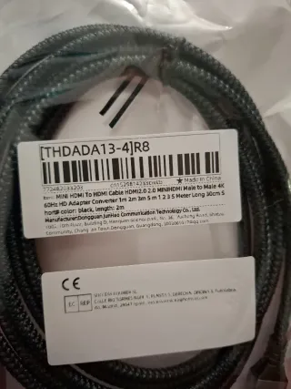 Cavo HDMI a Mini HDMI 2m