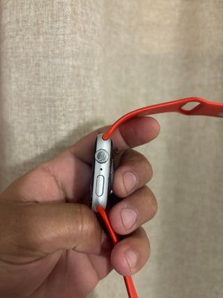 Apple Watch Series 5 Rojo/Plateado