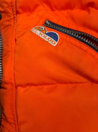 Abrigo Pedro Gómez niño naranja talla 10 semi nuev