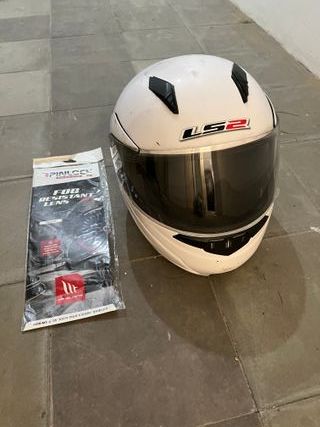 Casco Integral LS2 Blanco + Pinlock Antivaho