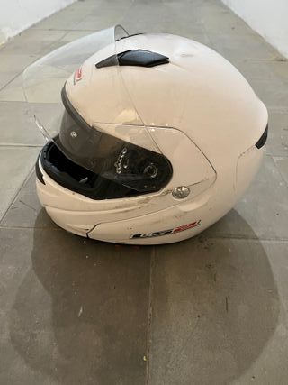 Casco Integral LS2 Blanco + Pinlock Antivaho