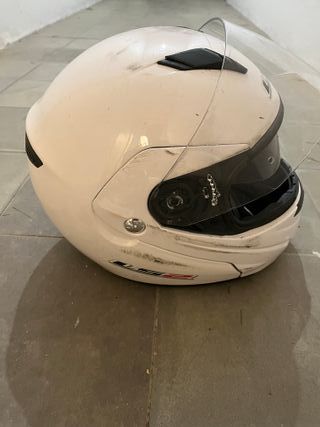 Casco Integral LS2 Blanco + Pinlock Antivaho
