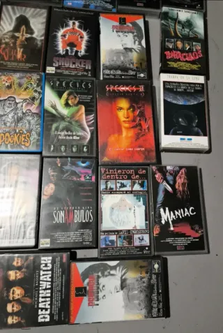 Películas VHS Terror (Español)
