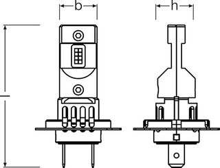 OSRAM LEDriving HL EASY GEN 2 H7/H18 x2