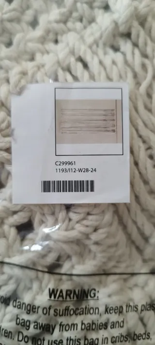 Cortina Macramé Sklum Algodón Beige