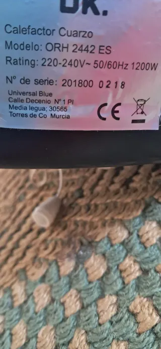 Calefactor eléctrico ok