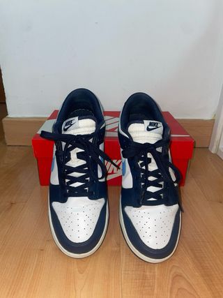 Nike Dunk Low Azul y Blanco Talla 43