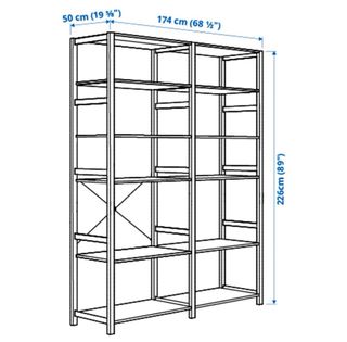 Estantería IKEA Ivar de madera