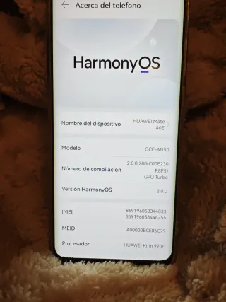 Móvil Huawei Nuevo, Gama alta