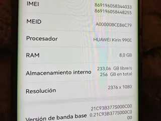 Móvil Huawei Nuevo, Gama alta