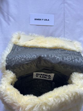 Bolso Bimba y Lola amarillo peluche
