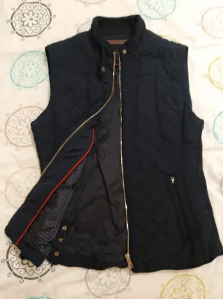 Chaleco acolchado negro