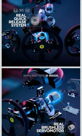 Volante Thrustmaster T300 Ferrari Integral Alcantara