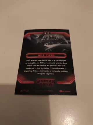 Stranger Things Topps Zerocool Carta Will