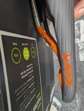 Sella MTB SDG Duster P Mtn Nero/Arancione