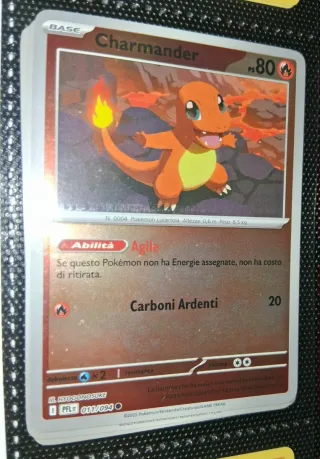 Carte Pokémon Charmander e Charmeleon
