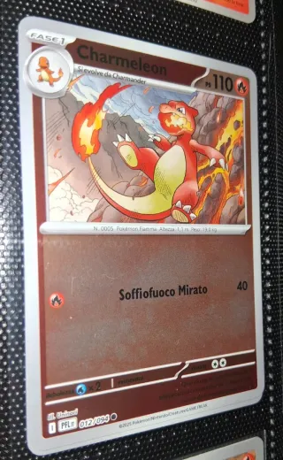 Carte Pokémon Charmander e Charmeleon