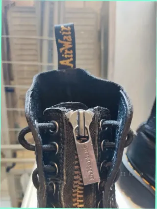 Botas Dr. Martens Negras Cremallera