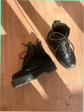 Botas Dr. Martens Negras Cremallera