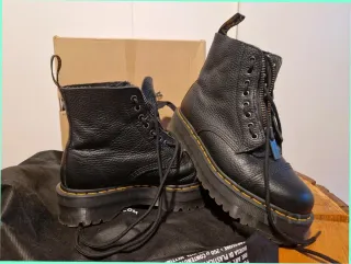 Botas Dr. Martens Negras Cremallera