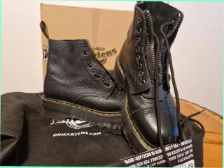 Botas Dr. Martens Negras Cremallera