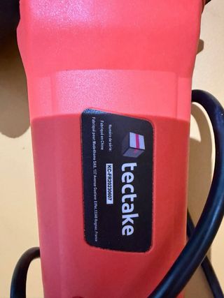 Pulidora Tectake con cepillo