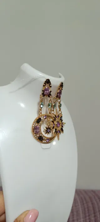 Pendientes Luna y Sol