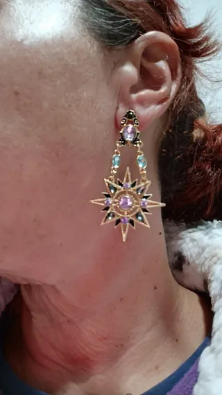 Pendientes Luna y Sol