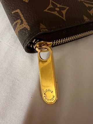 Cartera Louis Vuitton Zipy Monogram Marrón