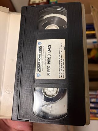 VHS Super Mario Bros. (1993) Español